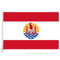 Bandera de French_Polynesia 90 * 150cm 100% poliéster